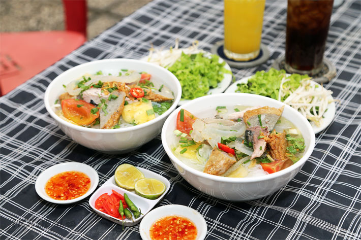 Bún sứa cá dầm ( trời quơ chịu sao nổi )